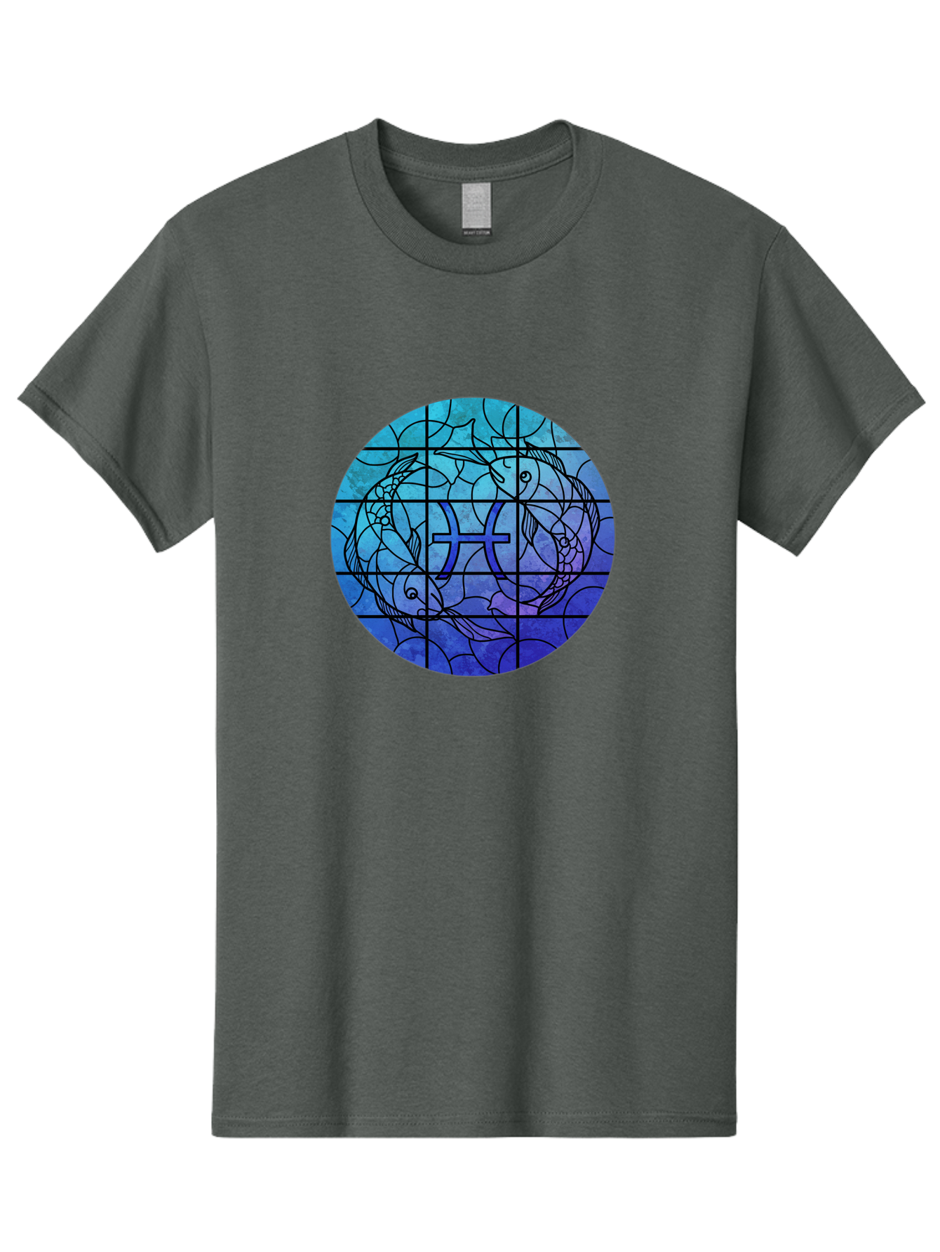 Pisces-Symbol-Stained-Glass Men'S Graphic Tee, 100% Cotton, Comfortable Casual Summer Wear, Machine Washable, Vintage Camera, Old Camera, Antique Camera, Black Camera, Classic Photography, Photography Equipment, Nostalgic Device, Film Camera, Ban153