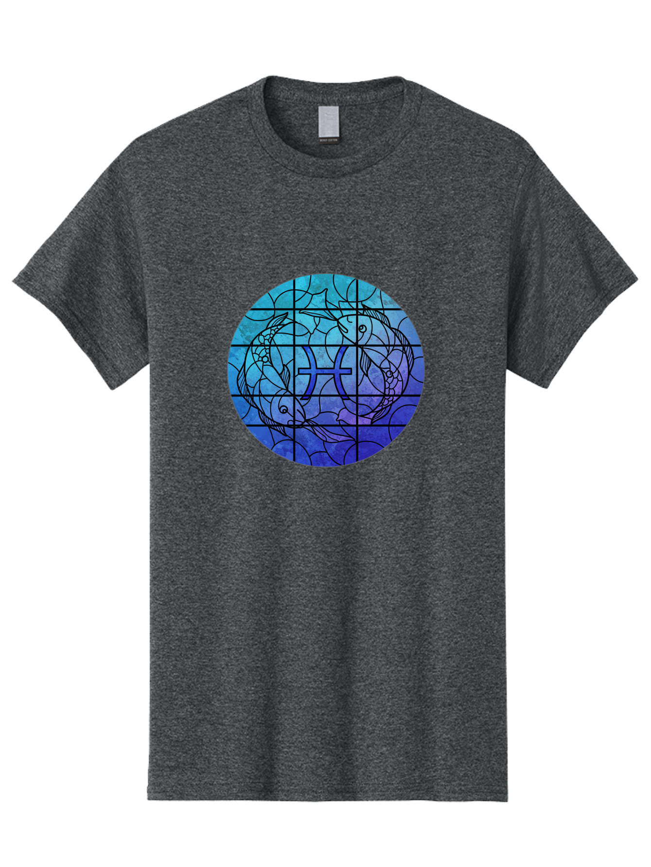 Pisces-Symbol-Stained-Glass Men'S Graphic Tee, 100% Cotton, Comfortable Casual Summer Wear, Machine Washable, Vintage Camera, Old Camera, Antique Camera, Black Camera, Classic Photography, Photography Equipment, Nostalgic Device, Film Camera, Ban153