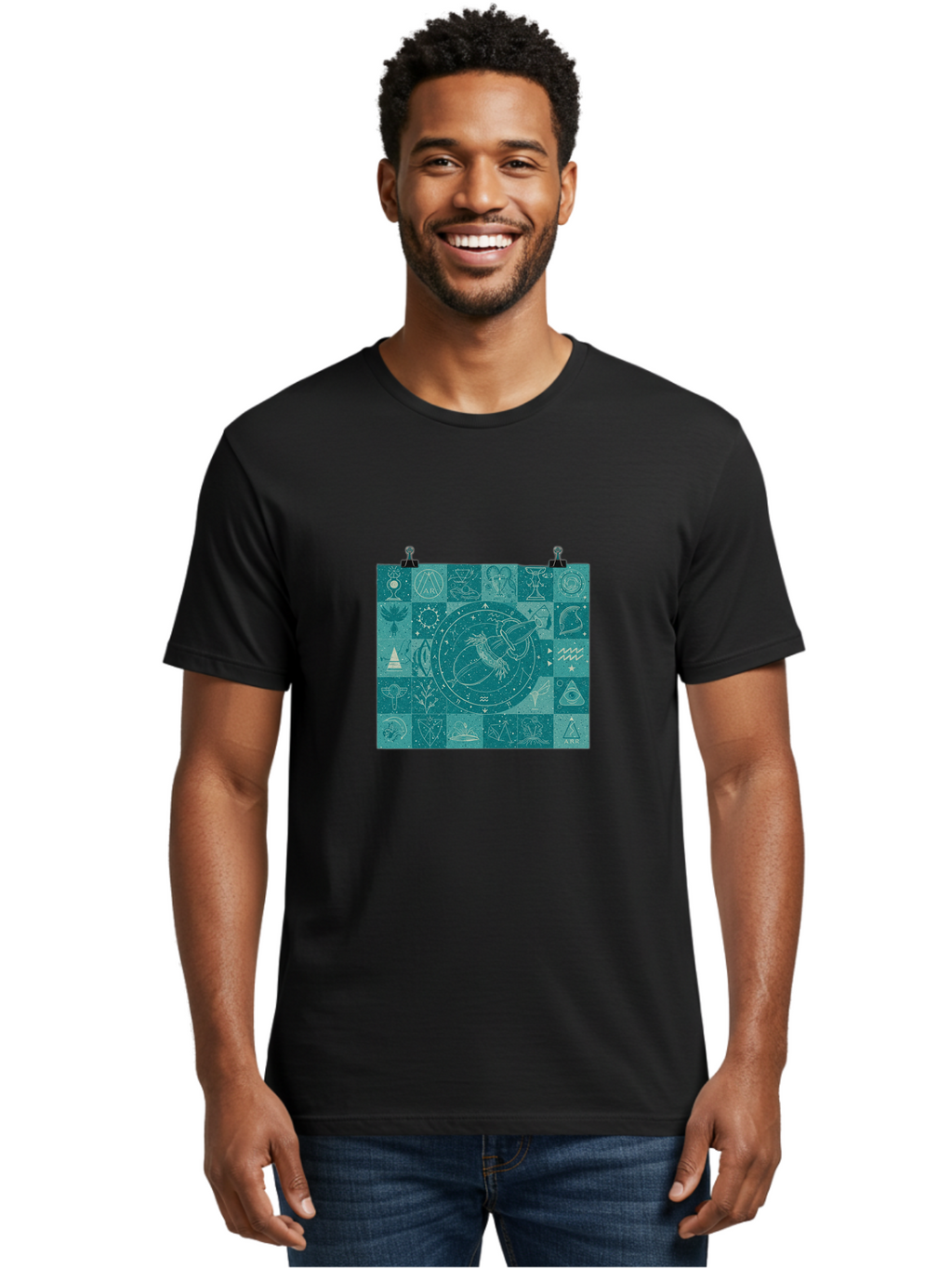 Pisces-Zodiac-Poster Men'S Graphic Tee, 100% Cotton, Comfortable Casual Summer Wear, Machine Washable, Vintage Camera, Old Camera, Antique Camera, Black Camera, Classic Photography, Photography Equipment, Nostalgic Device, Film Camera, Ban155