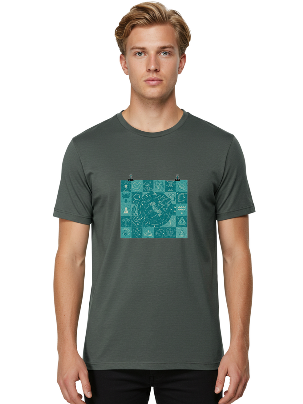Pisces-Zodiac-Poster Men'S Graphic Tee, 100% Cotton, Comfortable Casual Summer Wear, Machine Washable, Vintage Camera, Old Camera, Antique Camera, Black Camera, Classic Photography, Photography Equipment, Nostalgic Device, Film Camera, Ban155