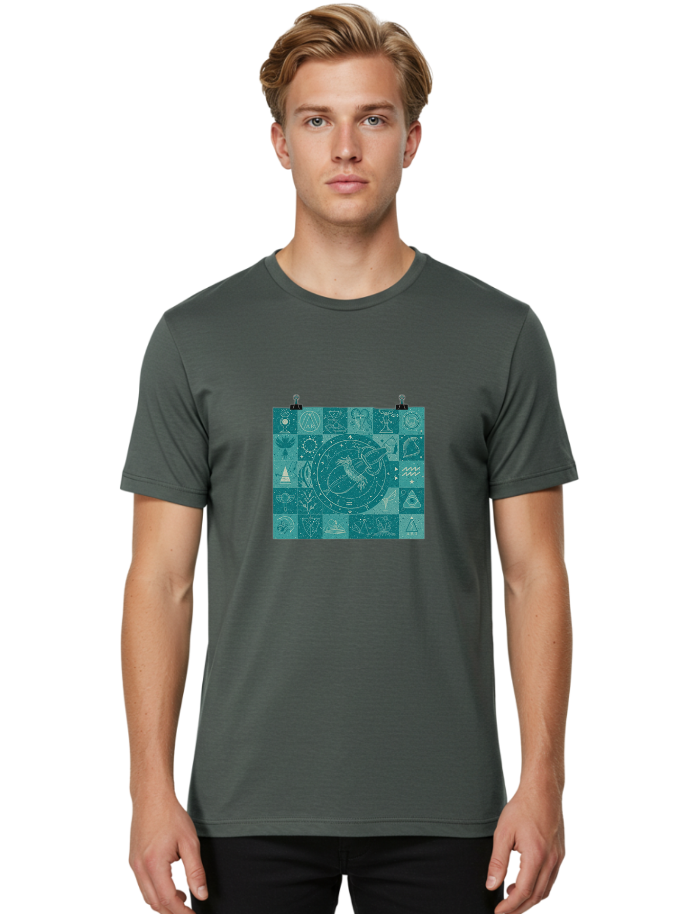 Pisces-Zodiac-Poster Men'S Graphic Tee, 100% Cotton, Comfortable Casual Summer Wear, Machine Washable, Vintage Camera, Old Camera, Antique Camera, Black Camera, Classic Photography, Photography Equipment, Nostalgic Device, Film Camera, Ban155