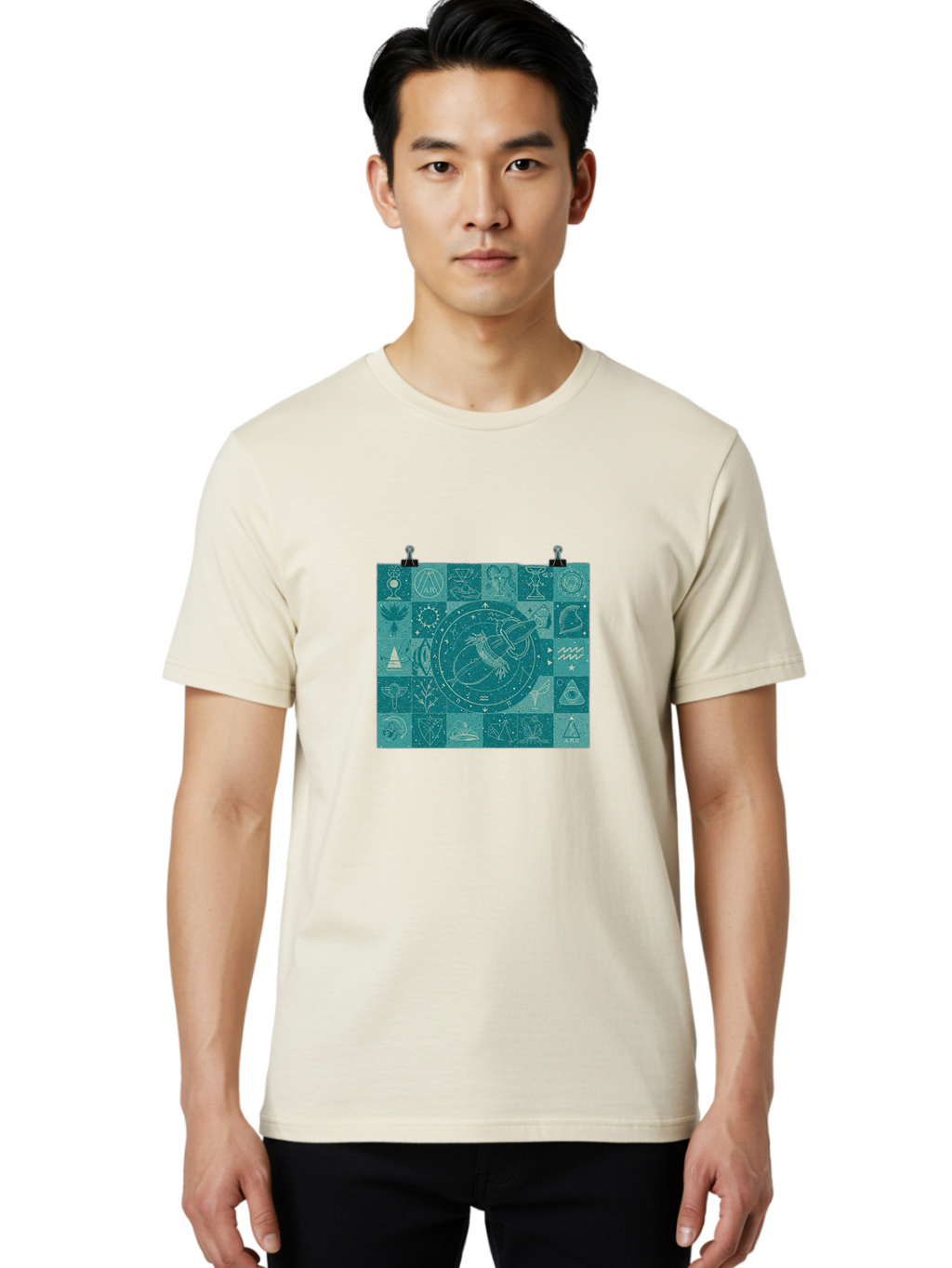Pisces-Zodiac-Poster Men'S Graphic Tee, 100% Cotton, Comfortable Casual Summer Wear, Machine Washable, Vintage Camera, Old Camera, Antique Camera, Black Camera, Classic Photography, Photography Equipment, Nostalgic Device, Film Camera, Ban155