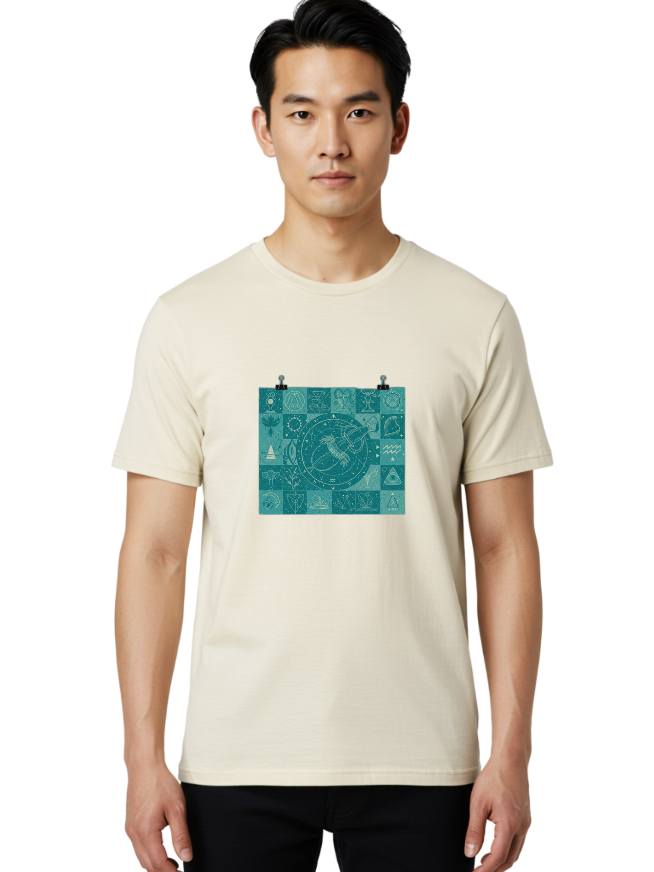 Pisces-Zodiac-Poster Men'S Graphic Tee, 100% Cotton, Comfortable Casual Summer Wear, Machine Washable, Vintage Camera, Old Camera, Antique Camera, Black Camera, Classic Photography, Photography Equipment, Nostalgic Device, Film Camera, Ban155