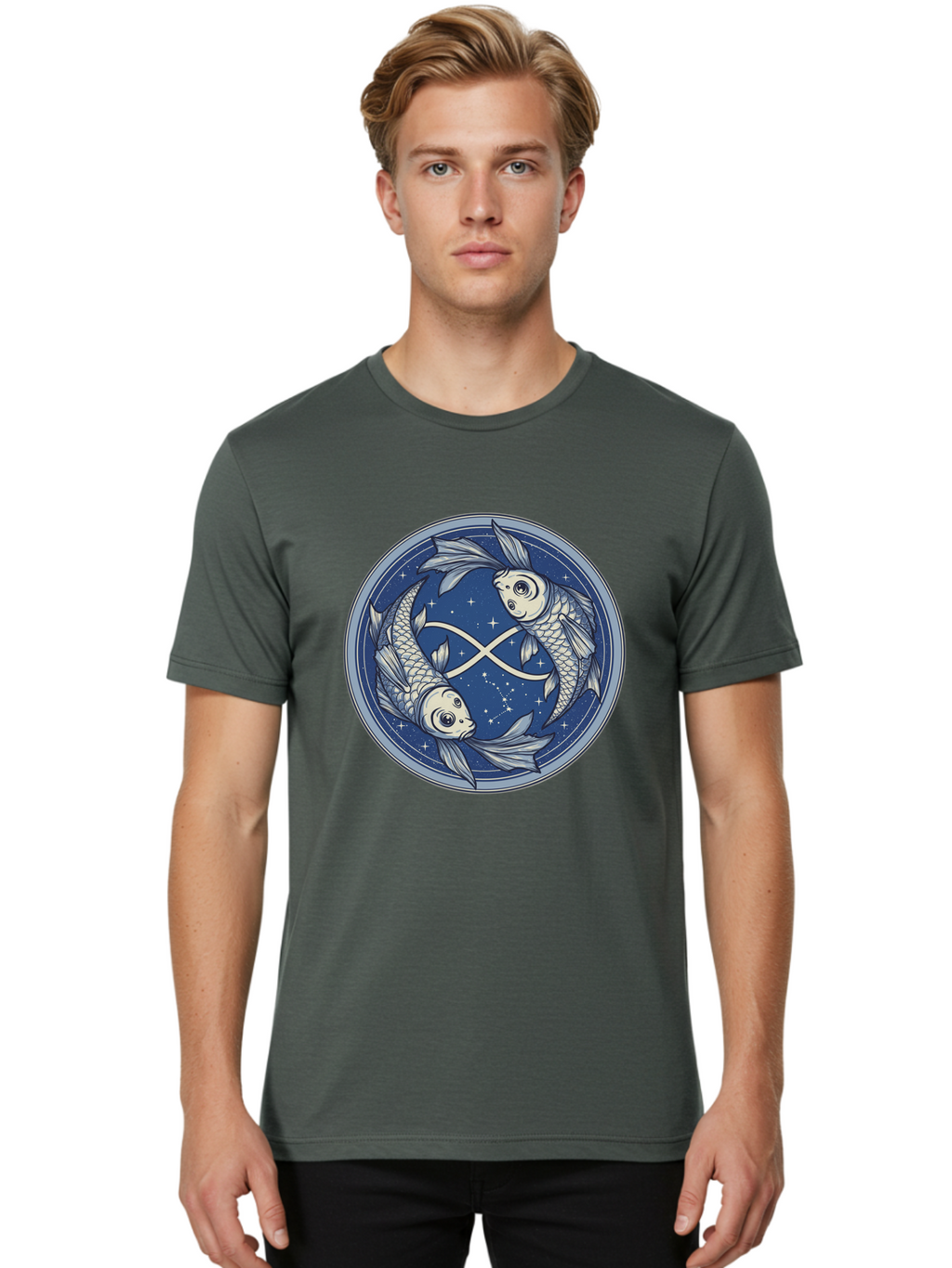 Pisces-Zodiac-Symbol-1 Men'S Graphic Tee, 100% Cotton, Comfortable Casual Summer Wear, Machine Washable, Vintage Camera, Old Camera, Antique Camera, Black Camera, Classic Photography, Photography Equipment, Nostalgic Device, Film Camera, Ban156