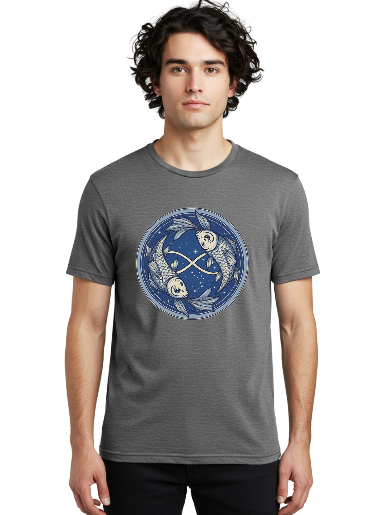 Pisces-Zodiac-Symbol-1 Men'S Graphic Tee, 100% Cotton, Comfortable Casual Summer Wear, Machine Washable, Vintage Camera, Old Camera, Antique Camera, Black Camera, Classic Photography, Photography Equipment, Nostalgic Device, Film Camera, Ban156