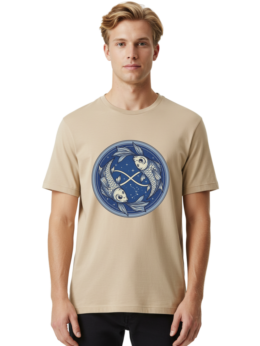 Pisces-Zodiac-Symbol-1 Men'S Graphic Tee, 100% Cotton, Comfortable Casual Summer Wear, Machine Washable, Vintage Camera, Old Camera, Antique Camera, Black Camera, Classic Photography, Photography Equipment, Nostalgic Device, Film Camera, Ban156