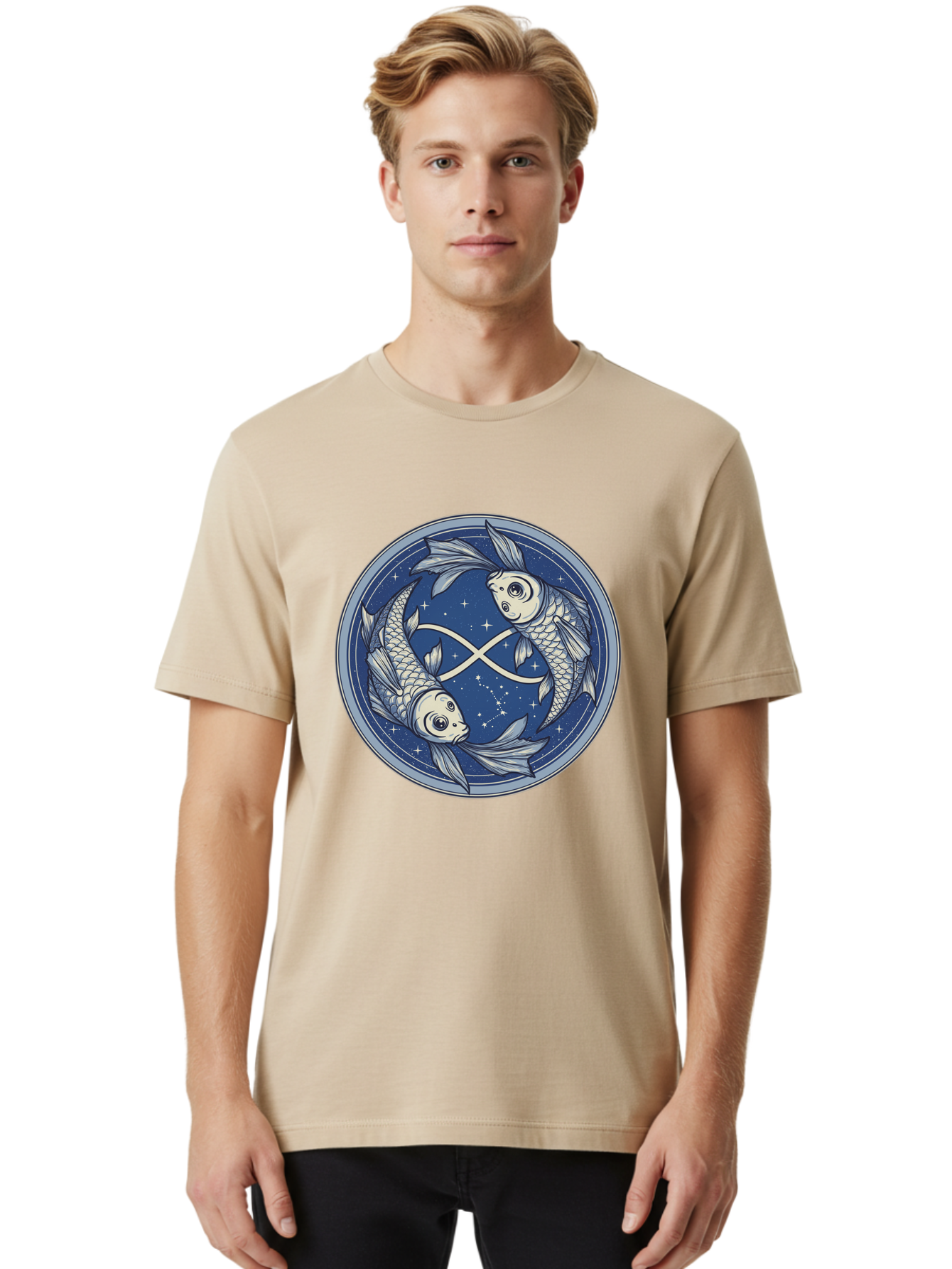 Pisces-Zodiac-Symbol-1 Men'S Graphic Tee, 100% Cotton, Comfortable Casual Summer Wear, Machine Washable, Vintage Camera, Old Camera, Antique Camera, Black Camera, Classic Photography, Photography Equipment, Nostalgic Device, Film Camera, Ban156