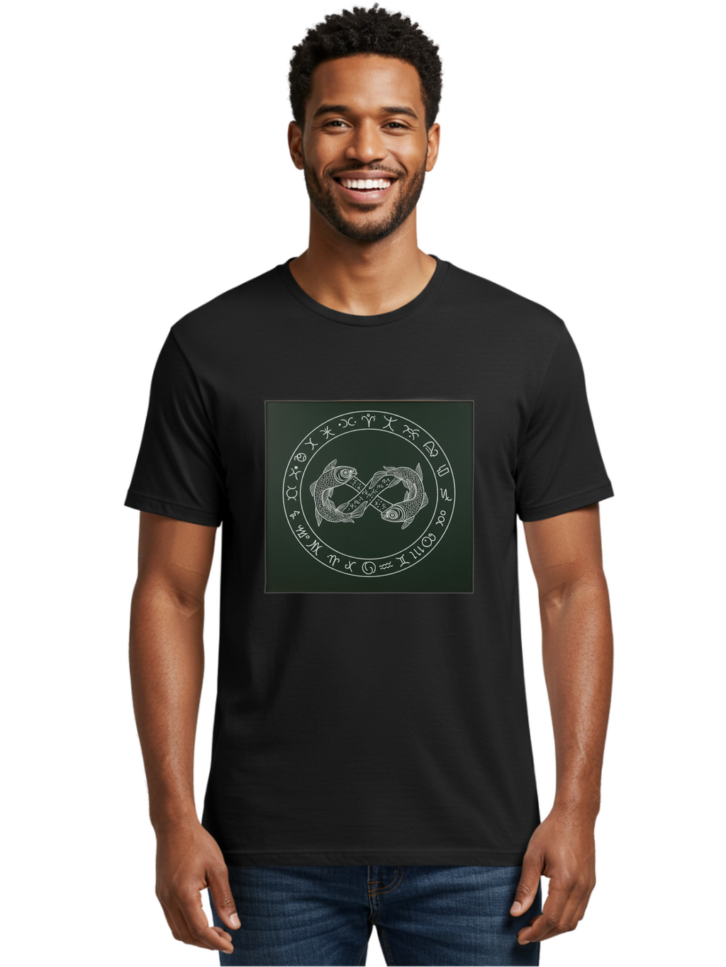 Pisces-Zodiac-Symbol-2 Men'S Graphic Tee, 100% Cotton, Comfortable Casual Summer Wear, Machine Washable, Vintage Camera, Old Camera, Antique Camera, Black Camera, Classic Photography, Photography Equipment, Nostalgic Device, Film Camera, Ban157