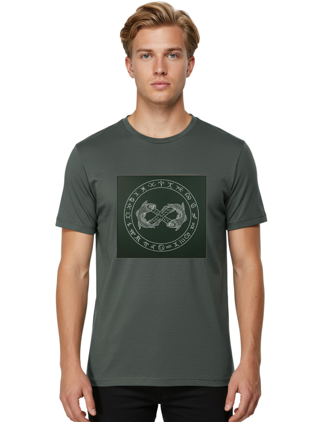 Pisces-Zodiac-Symbol-2 Men'S Graphic Tee, 100% Cotton, Comfortable Casual Summer Wear, Machine Washable, Vintage Camera, Old Camera, Antique Camera, Black Camera, Classic Photography, Photography Equipment, Nostalgic Device, Film Camera, Ban157
