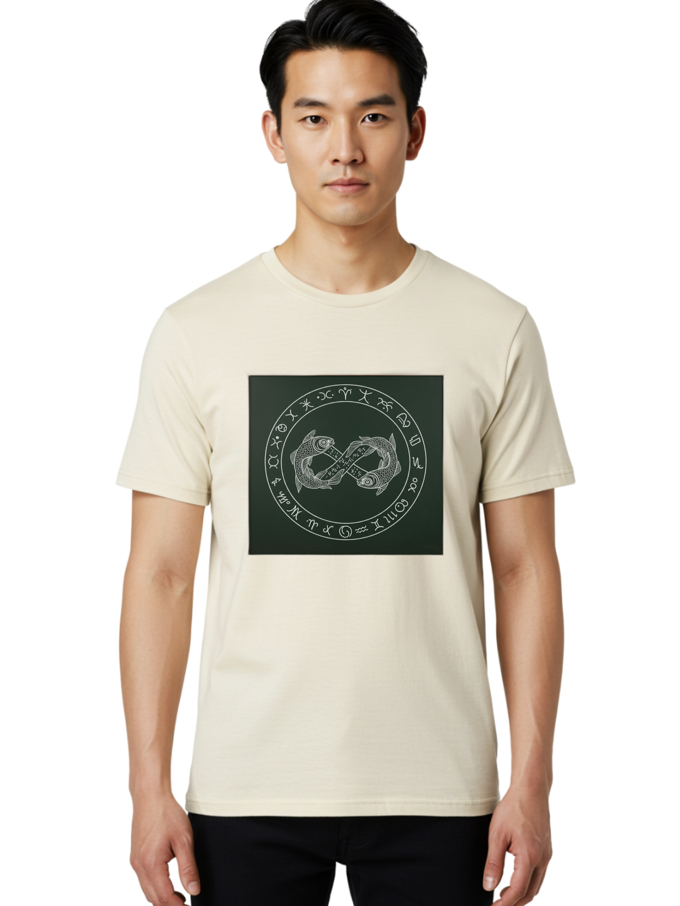 Pisces-Zodiac-Symbol-2 Men'S Graphic Tee, 100% Cotton, Comfortable Casual Summer Wear, Machine Washable, Vintage Camera, Old Camera, Antique Camera, Black Camera, Classic Photography, Photography Equipment, Nostalgic Device, Film Camera, Ban157