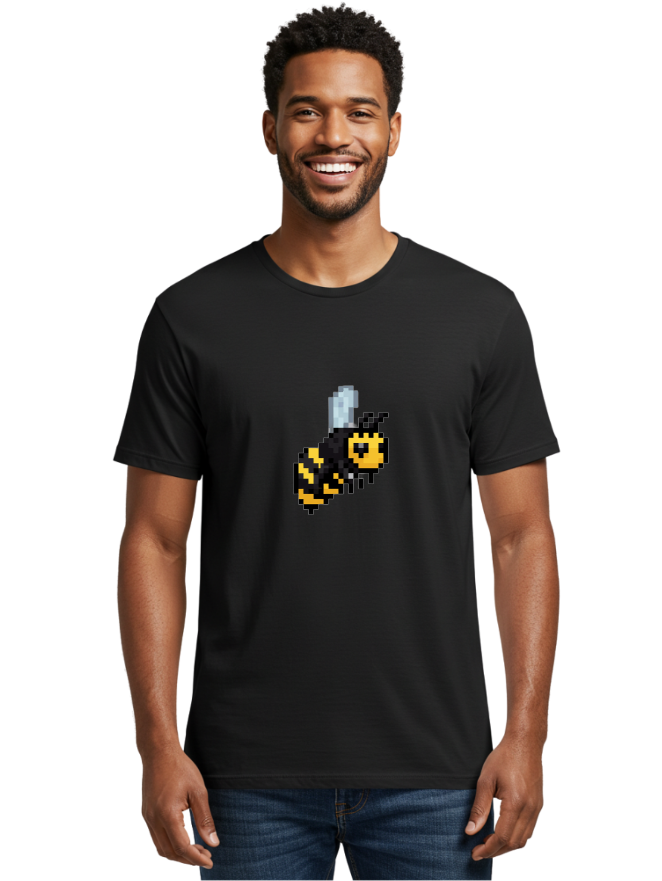 Pixel-Bee Men'S Graphic Tee, 100% Cotton, Comfortable Casual Summer Wear, Machine Washable, Vintage Camera, Old Camera, Antique Camera, Black Camera, Classic Photography, Photography Equipment, Nostalgic Device, Film Camera, Camera Art Ban160