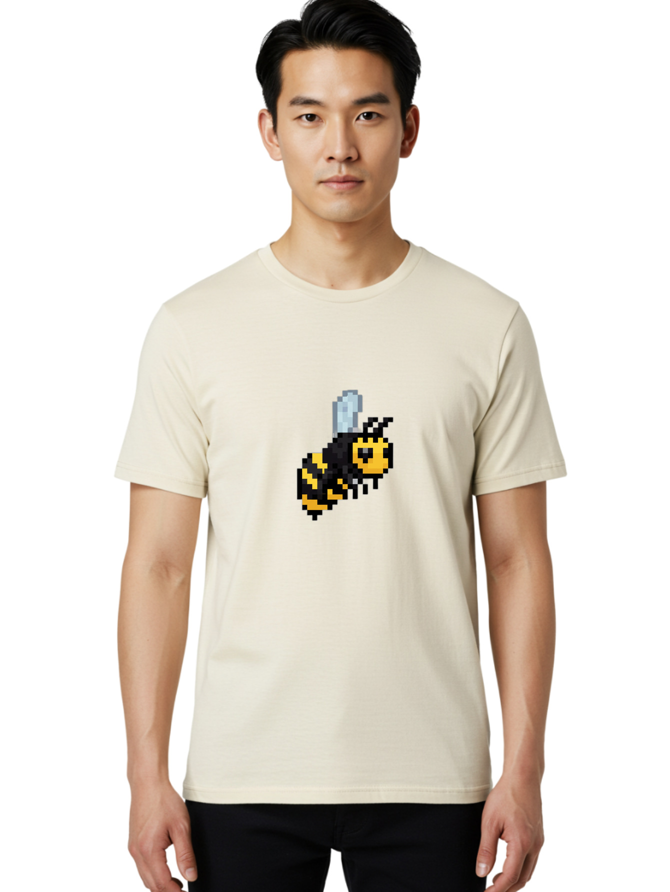 Pixel-Bee Men'S Graphic Tee, 100% Cotton, Comfortable Casual Summer Wear, Machine Washable, Vintage Camera, Old Camera, Antique Camera, Black Camera, Classic Photography, Photography Equipment, Nostalgic Device, Film Camera, Camera Art Ban160