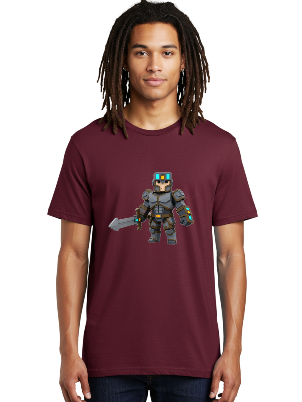 Pixelated-Knight Men'S Graphic Tee, 100% Cotton, Comfortable Casual Summer Wear, Machine Washable, Vintage Camera, Old Camera, Antique Camera, Black Camera, Classic Photography, Photography Equipment, Nostalgic Device, Film Camera, Camera Art Ban165