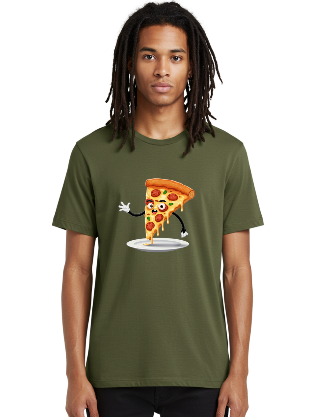 Pizza-Slice-1 Men'S Graphic Tee, 100% Cotton, Comfortable Casual Summer Wear, Machine Washable, Vintage Camera, Old Camera, Antique Camera, Black Camera, Classic Photography, Photography Equipment, Nostalgic Device, Film Camera, Camera Art Ban167