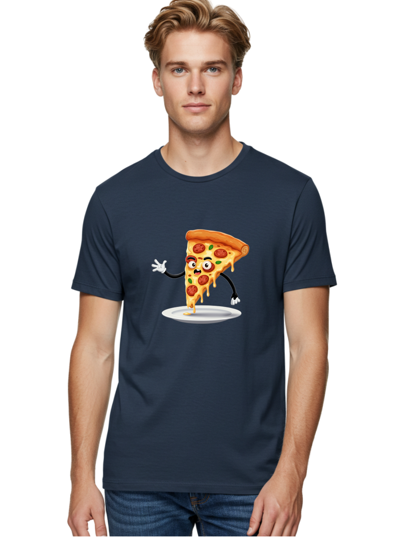 Pizza-Slice-1 Men'S Graphic Tee, 100% Cotton, Comfortable Casual Summer Wear, Machine Washable, Vintage Camera, Old Camera, Antique Camera, Black Camera, Classic Photography, Photography Equipment, Nostalgic Device, Film Camera, Camera Art Ban167