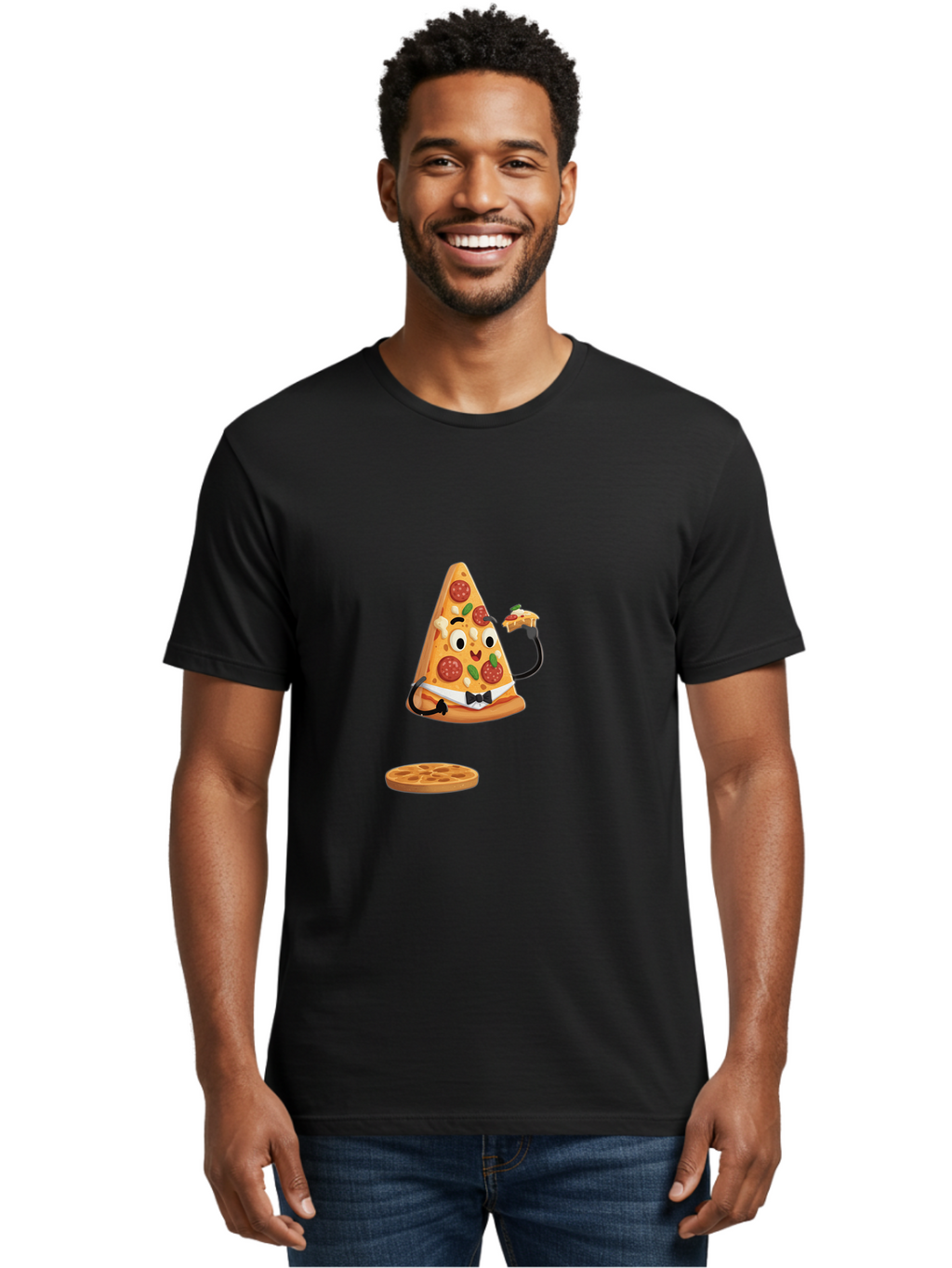 Pizza-Slice-Character Men'S Graphic Tee, 100% Cotton, Comfortable Casual Summer Wear, Machine Washable, Vintage Camera, Old Camera, Antique Camera, Black Camera, Classic Photography, Photography Equipment, Nostalgic Device, Film Camera, Ban168