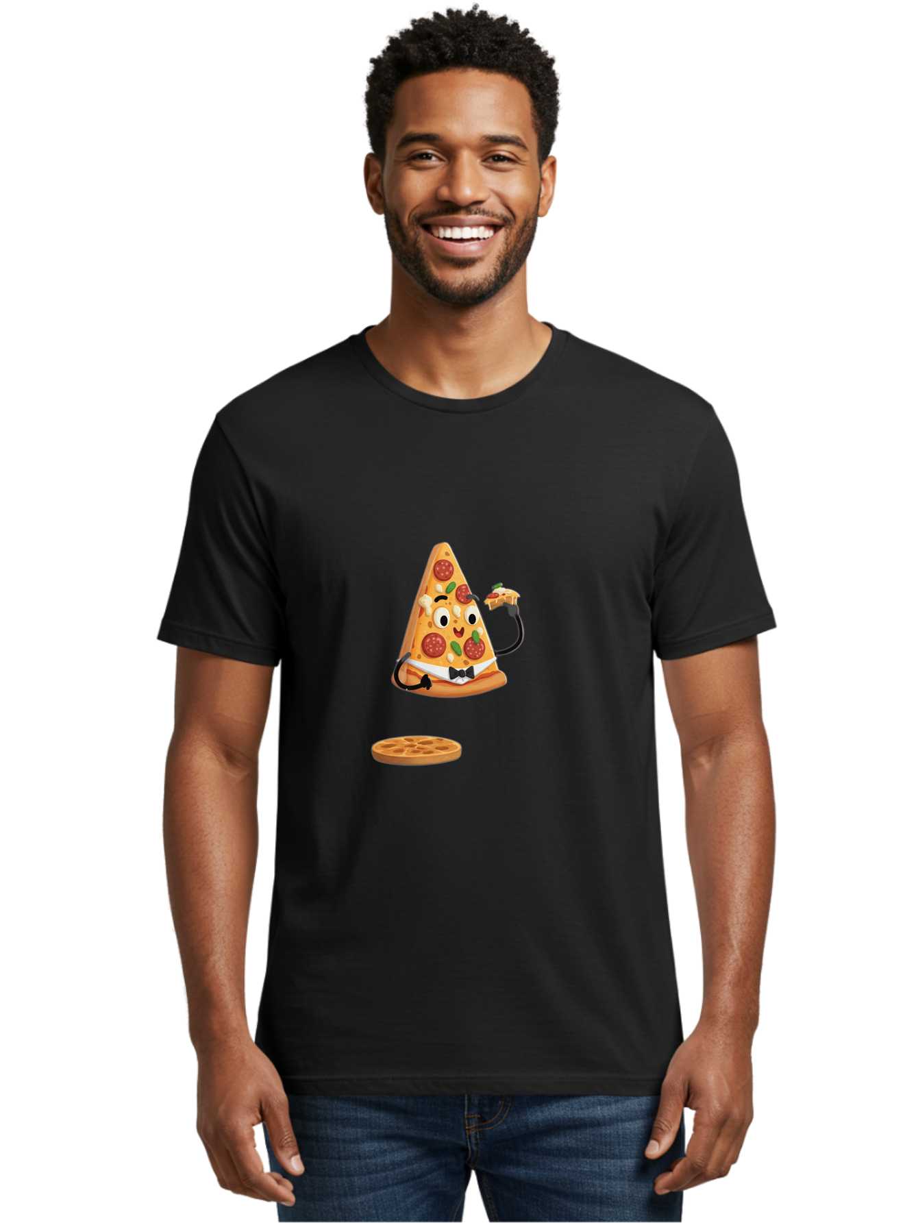 Pizza-Slice-Character Men'S Graphic Tee, 100% Cotton, Comfortable Casual Summer Wear, Machine Washable, Vintage Camera, Old Camera, Antique Camera, Black Camera, Classic Photography, Photography Equipment, Nostalgic Device, Film Camera, Ban168