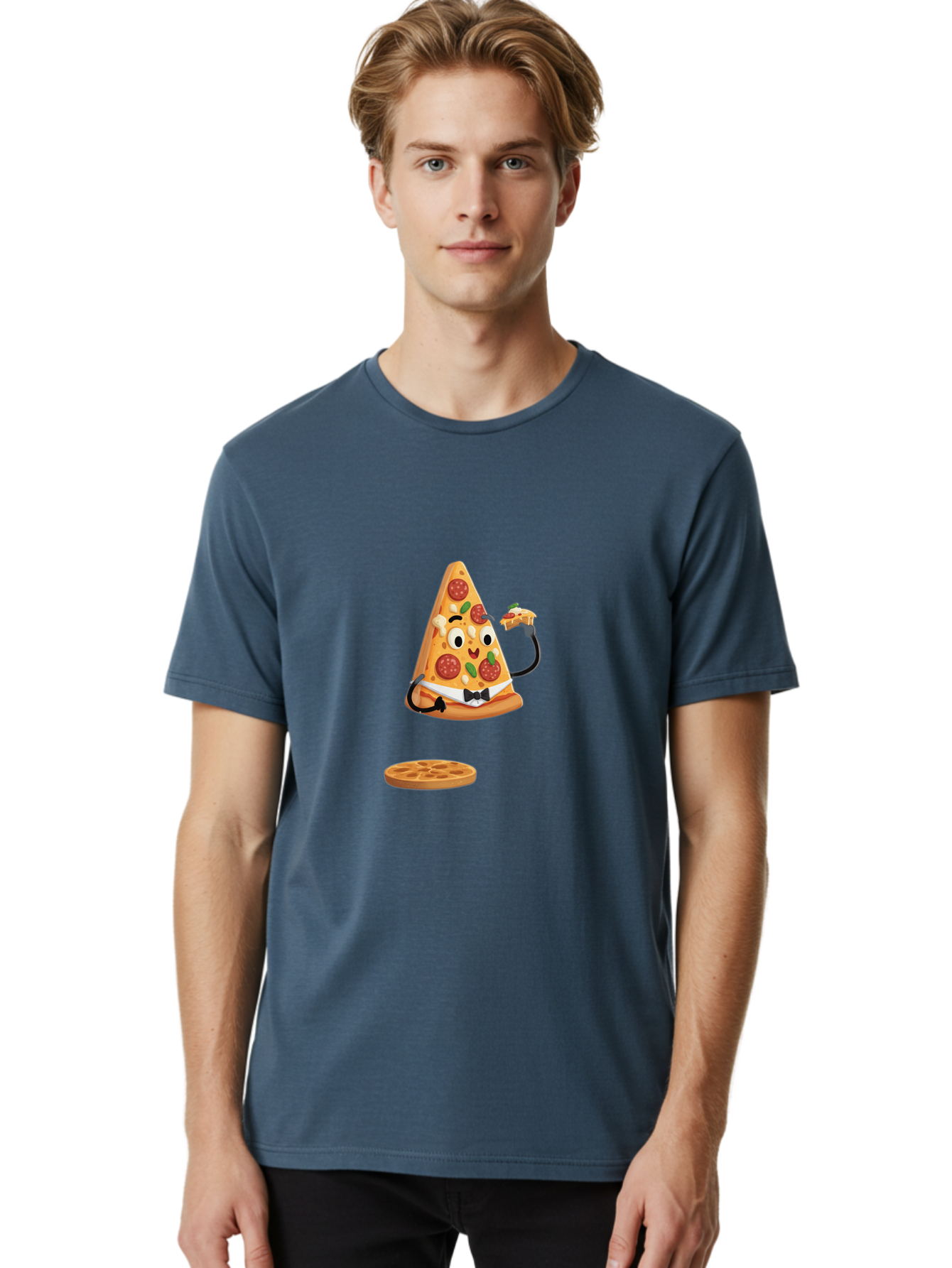 Pizza-Slice-Character Men'S Graphic Tee, 100% Cotton, Comfortable Casual Summer Wear, Machine Washable, Vintage Camera, Old Camera, Antique Camera, Black Camera, Classic Photography, Photography Equipment, Nostalgic Device, Film Camera, Ban168