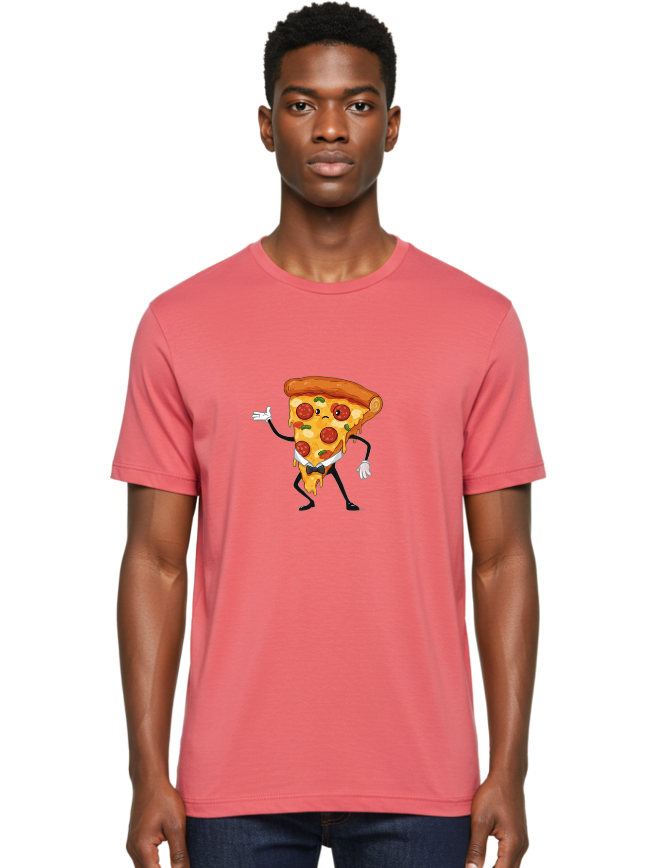 Pizza-Slice Men'S Graphic Tee, 100% Cotton, Comfortable Casual Summer Wear, Machine Washable, Vintage Camera, Old Camera, Antique Camera, Black Camera, Classic Photography, Photography Equipment, Nostalgic Device, Film Camera, Camera Art Ban171