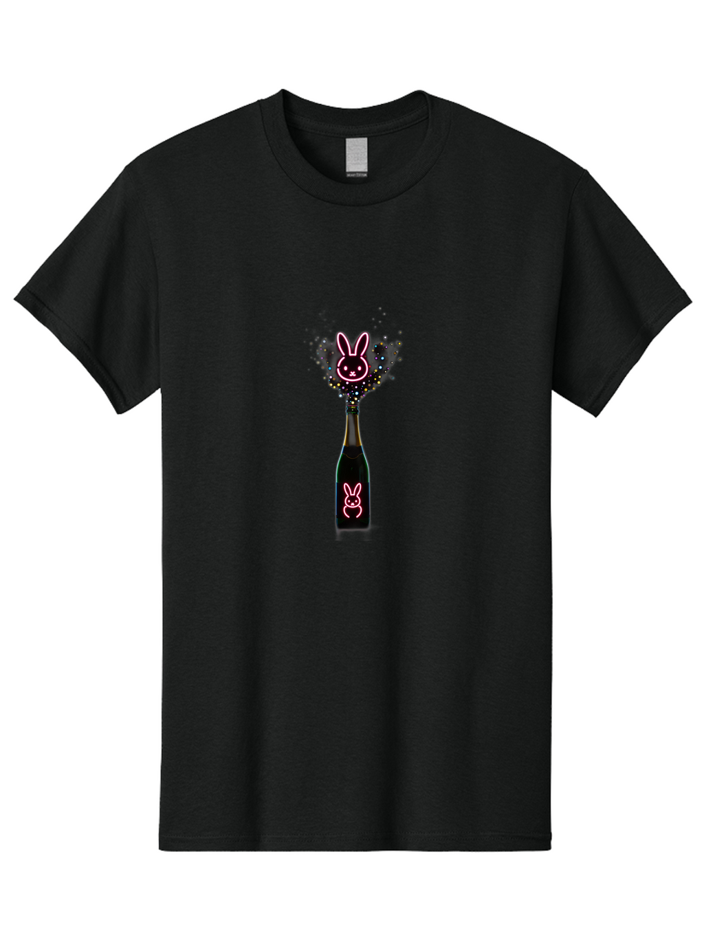 Playboy-Champagne-Bottle Men'S Graphic Tee, 100% Cotton, Comfortable Casual Summer Wear, Machine Washable, Vintage Camera, Old Camera, Antique Camera, Black Camera, Classic Photography, Photography Equipment, Nostalgic Device, Film Camera, Ban174