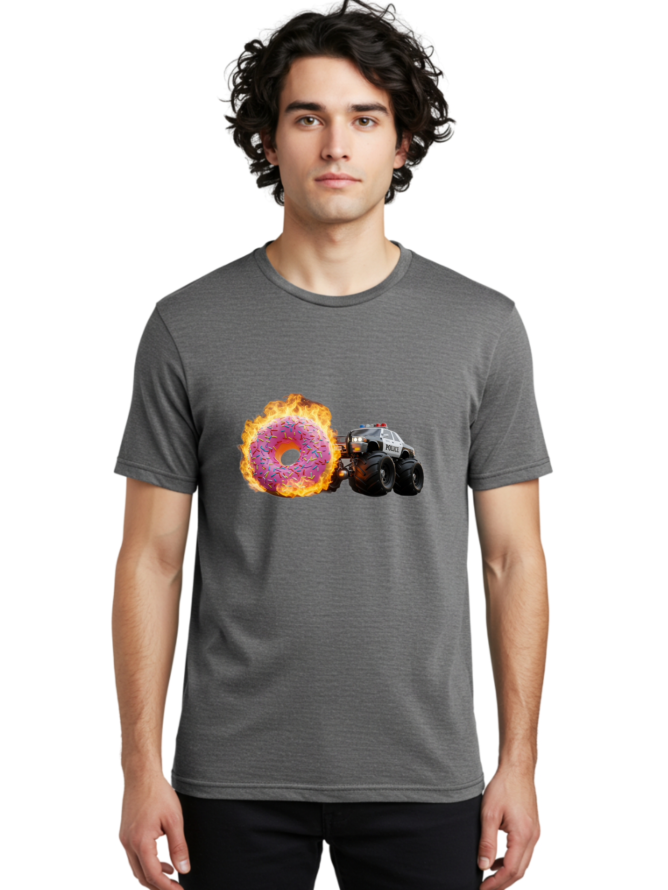 Police Men'S Graphic Tee, 100% Cotton, Comfortable Casual Summer Wear, Machine Washable, Vintage Camera, Old Camera, Antique Camera, Black Camera, Classic Photography, Photography Equipment, Nostalgic Device, Film Camera, Camera Art Ban178