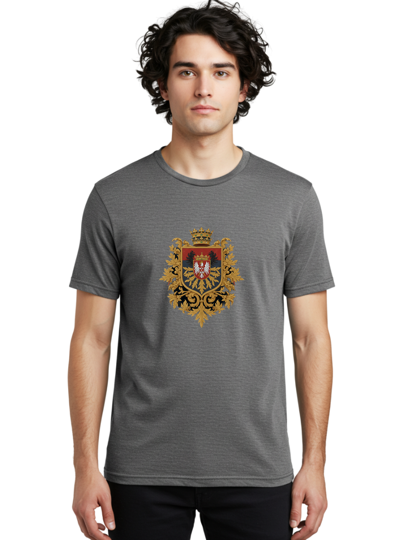 Polish-Coat-Of-Arms Men'S Graphic Tee, 100% Cotton, Comfortable Casual Summer Wear, Machine Washable, Vintage Camera, Old Camera, Antique Camera, Black Camera, Classic Photography, Photography Equipment, Nostalgic Device, Film Camera, Ban179