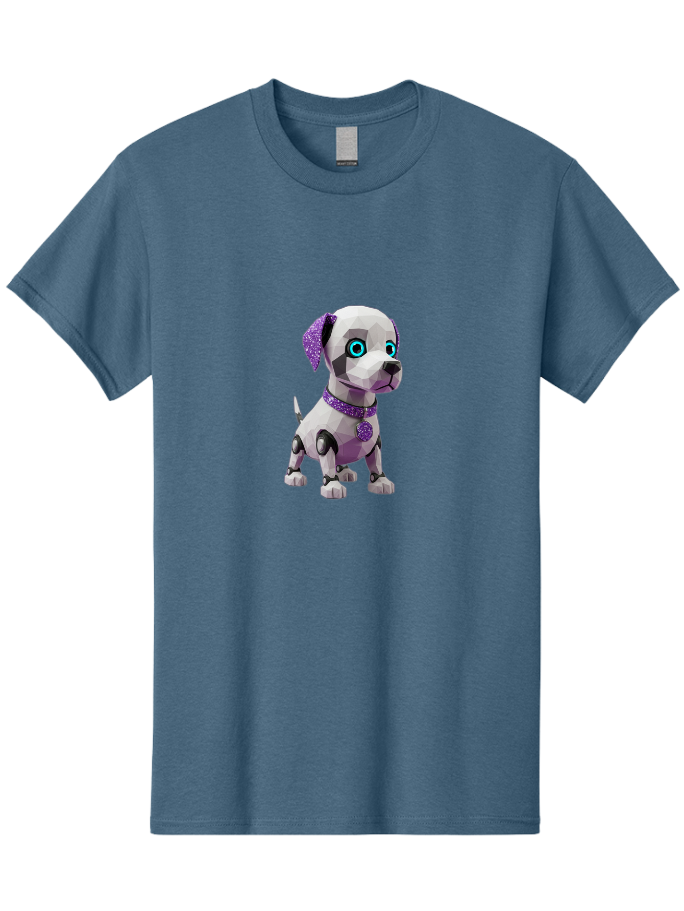 Polygonal-Dog Men'S Graphic Tee, 100% Cotton, Comfortable Casual Summer Wear, Machine Washable, Vintage Camera, Old Camera, Antique Camera, Black Camera, Classic Photography, Photography Equipment, Nostalgic Device, Film Camera, Camera Art Ban180