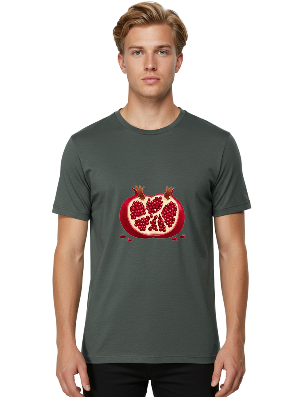 Pomegranate Men'S Graphic Tee, 100% Cotton, Comfortable Casual Summer Wear, Machine Washable, Vintage Camera, Old Camera, Antique Camera, Black Camera, Classic Photography, Photography Equipment, Nostalgic Device, Film Camera, Camera Art Ban181