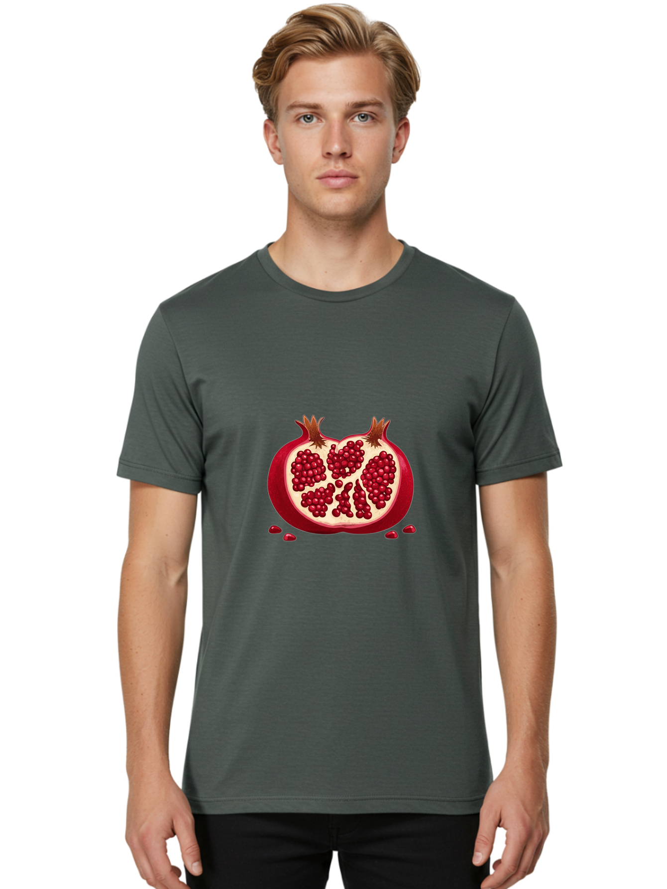 Pomegranate Men'S Graphic Tee, 100% Cotton, Comfortable Casual Summer Wear, Machine Washable, Vintage Camera, Old Camera, Antique Camera, Black Camera, Classic Photography, Photography Equipment, Nostalgic Device, Film Camera, Camera Art Ban181