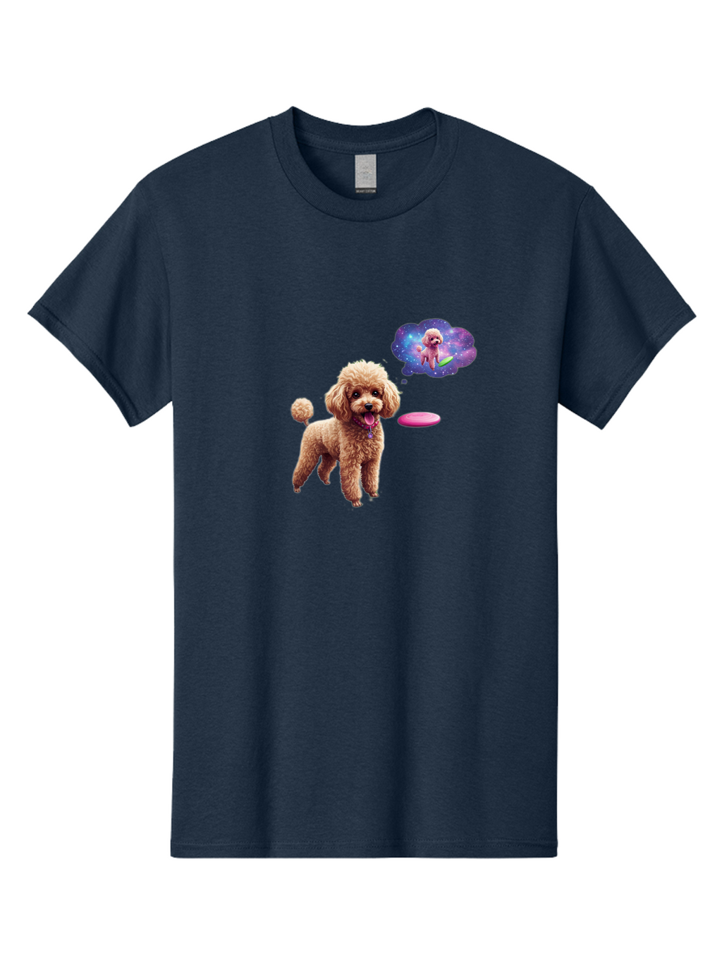 Poodle-In-Space Men'S Graphic Tee, 100% Cotton, Comfortable Casual Summer Wear, Machine Washable, Vintage Camera, Old Camera, Antique Camera, Black Camera, Classic Photography, Photography Equipment, Nostalgic Device, Film Camera, Camera Art Ban182
