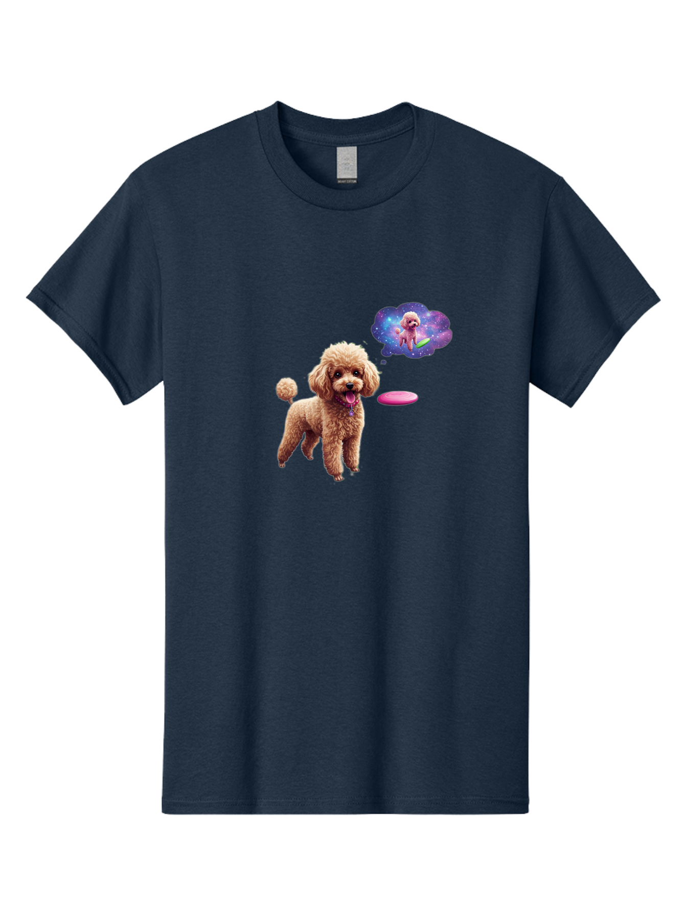 Poodle-In-Space Men'S Graphic Tee, 100% Cotton, Comfortable Casual Summer Wear, Machine Washable, Vintage Camera, Old Camera, Antique Camera, Black Camera, Classic Photography, Photography Equipment, Nostalgic Device, Film Camera, Camera Art Ban182
