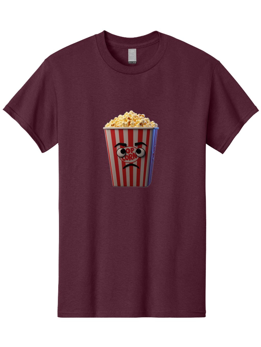 Pop-Corn-1 Men'S Graphic Tee, 100% Cotton, Comfortable Casual Summer Wear, Machine Washable, Vintage Camera, Old Camera, Antique Camera, Black Camera, Classic Photography, Photography Equipment, Nostalgic Device, Film Camera, Camera Art Ban183