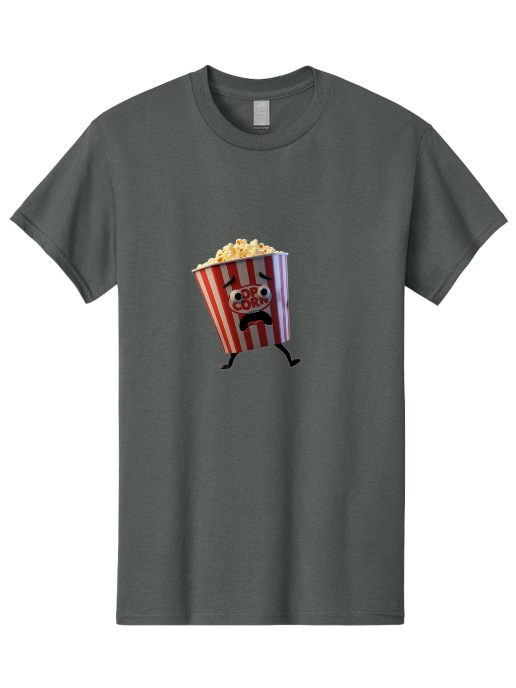 Pop-Corn-5 Men'S Graphic Tee, 100% Cotton, Comfortable Casual Summer Wear, Machine Washable, Vintage Camera, Old Camera, Antique Camera, Black Camera, Classic Photography, Photography Equipment, Nostalgic Device, Film Camera, Camera Art Ban187