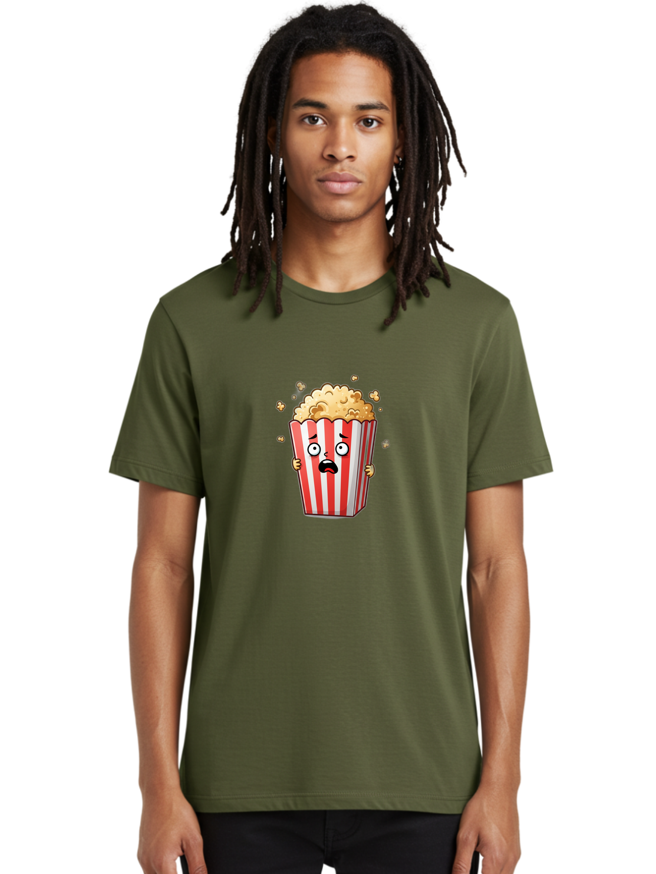 Popcorn-Bucket Men'S Graphic Tee, 100% Cotton, Comfortable Casual Summer Wear, Machine Washable, Vintage Camera, Old Camera, Antique Camera, Black Camera, Classic Photography, Photography Equipment, Nostalgic Device, Film Camera, Camera Art Ban191