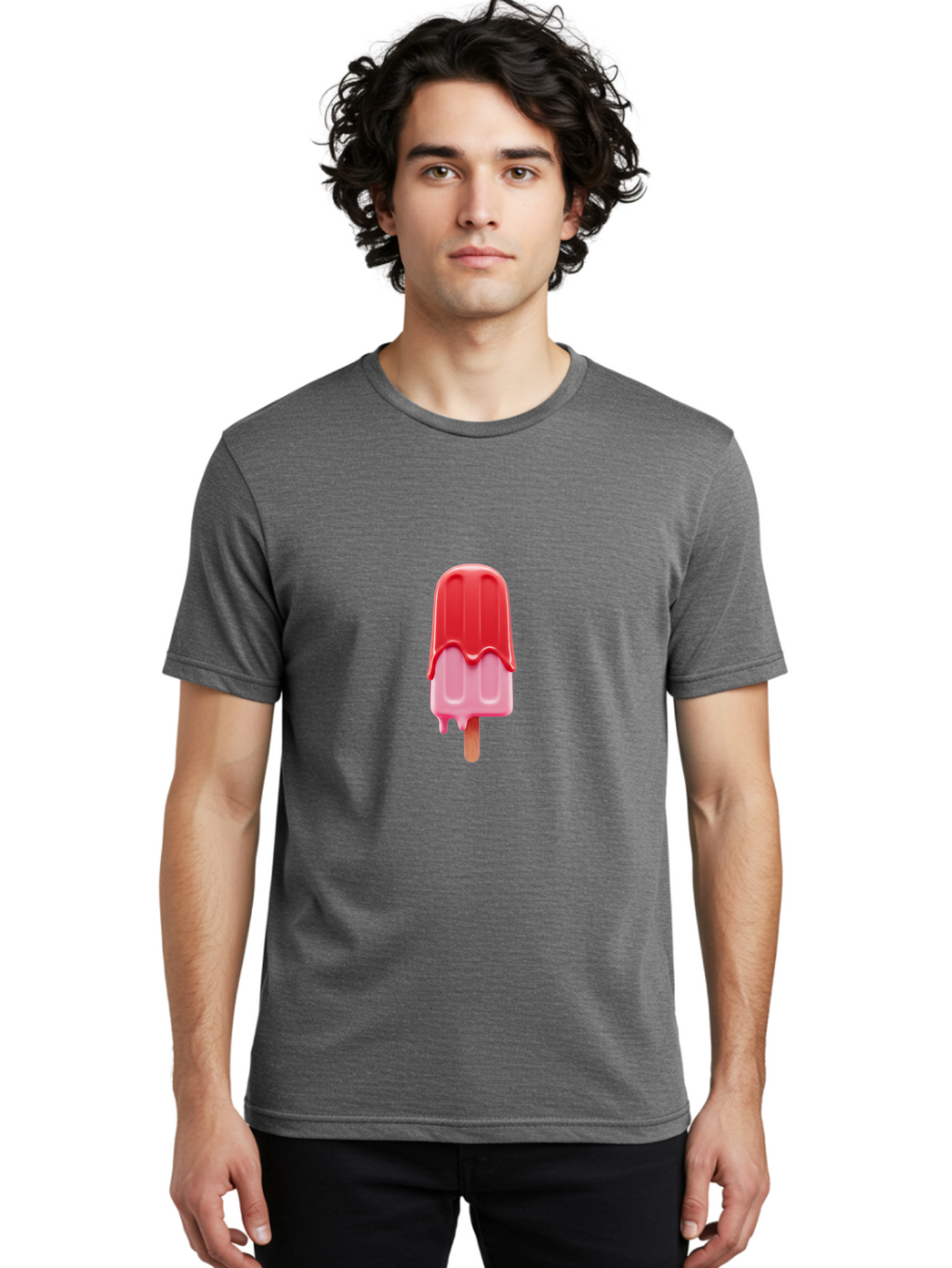 Popsicle Men'S Graphic Tee, 100% Cotton, Comfortable Casual Summer Wear, Machine Washable, Vintage Camera, Old Camera, Antique Camera, Black Camera, Classic Photography, Photography Equipment, Nostalgic Device, Film Camera, Camera Art Ban193
