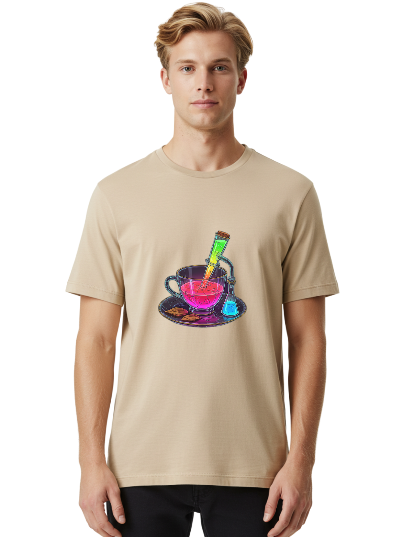 Potion-Tea Men'S Graphic Tee, 100% Cotton, Comfortable Casual Summer Wear, Machine Washable, Vintage Camera, Old Camera, Antique Camera, Black Camera, Classic Photography, Photography Equipment, Nostalgic Device, Film Camera, Camera Art Ban199