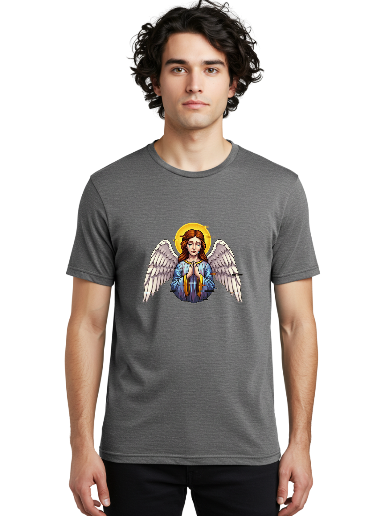 Praying-Angel Men'S Graphic Tee, 100% Cotton, Comfortable Casual Summer Wear, Machine Washable, Vintage Camera, Old Camera, Antique Camera, Black Camera, Classic Photography, Photography Equipment, Nostalgic Device, Film Camera, Camera Art Ban202