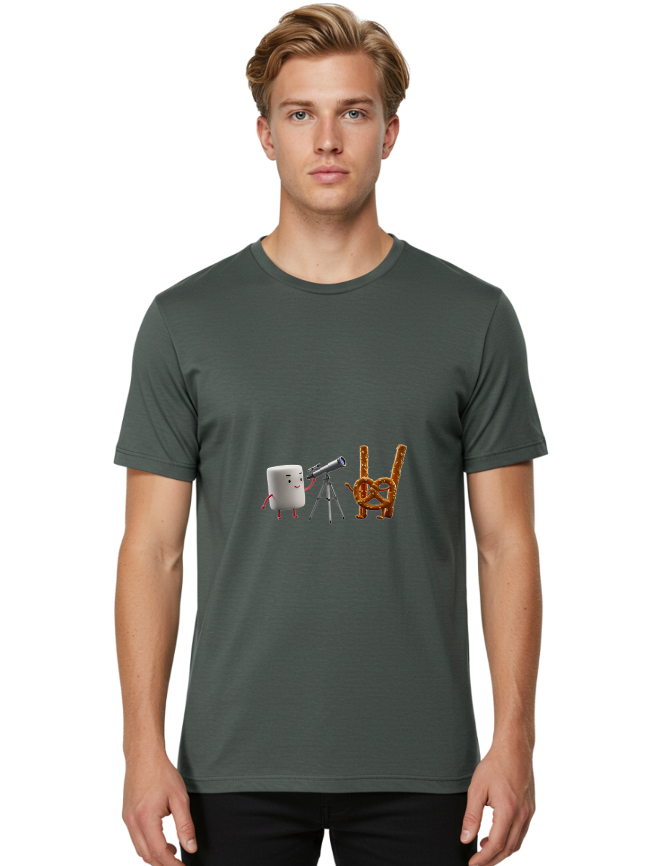 Pretzel-And-Marshmallow Men'S Graphic Tee, 100% Cotton, Comfortable Casual Summer Wear, Machine Washable, Vintage Camera, Old Camera, Antique Camera, Black Camera, Classic Photography, Photography Equipment, Nostalgic Device, Film Camera, Ban203
