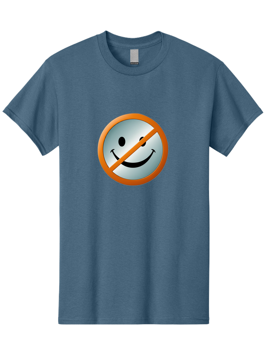 Prohibited-Smiley-Face Men'S Graphic Tee, 100% Cotton, Comfortable Casual Summer Wear, Machine Washable, Vintage Camera, Old Camera, Antique Camera, Black Camera, Classic Photography, Photography Equipment, Nostalgic Device, Film Camera, Ban205