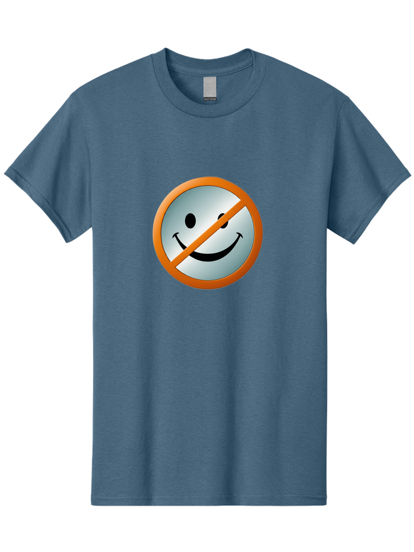 Prohibited-Smiley-Face Men'S Graphic Tee, 100% Cotton, Comfortable Casual Summer Wear, Machine Washable, Vintage Camera, Old Camera, Antique Camera, Black Camera, Classic Photography, Photography Equipment, Nostalgic Device, Film Camera, Ban205