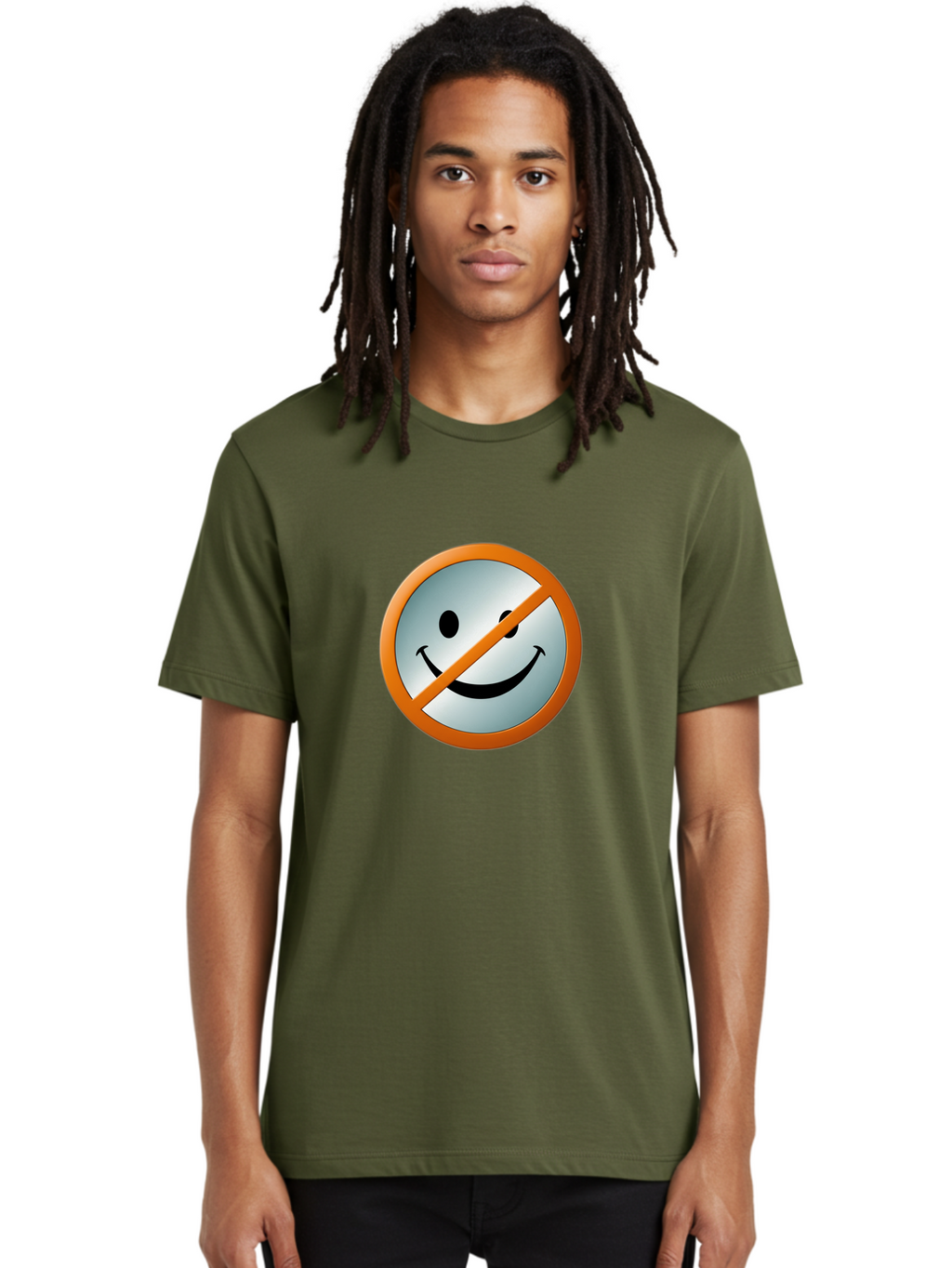 Prohibited-Smiley-Face Men'S Graphic Tee, 100% Cotton, Comfortable Casual Summer Wear, Machine Washable, Vintage Camera, Old Camera, Antique Camera, Black Camera, Classic Photography, Photography Equipment, Nostalgic Device, Film Camera, Ban205