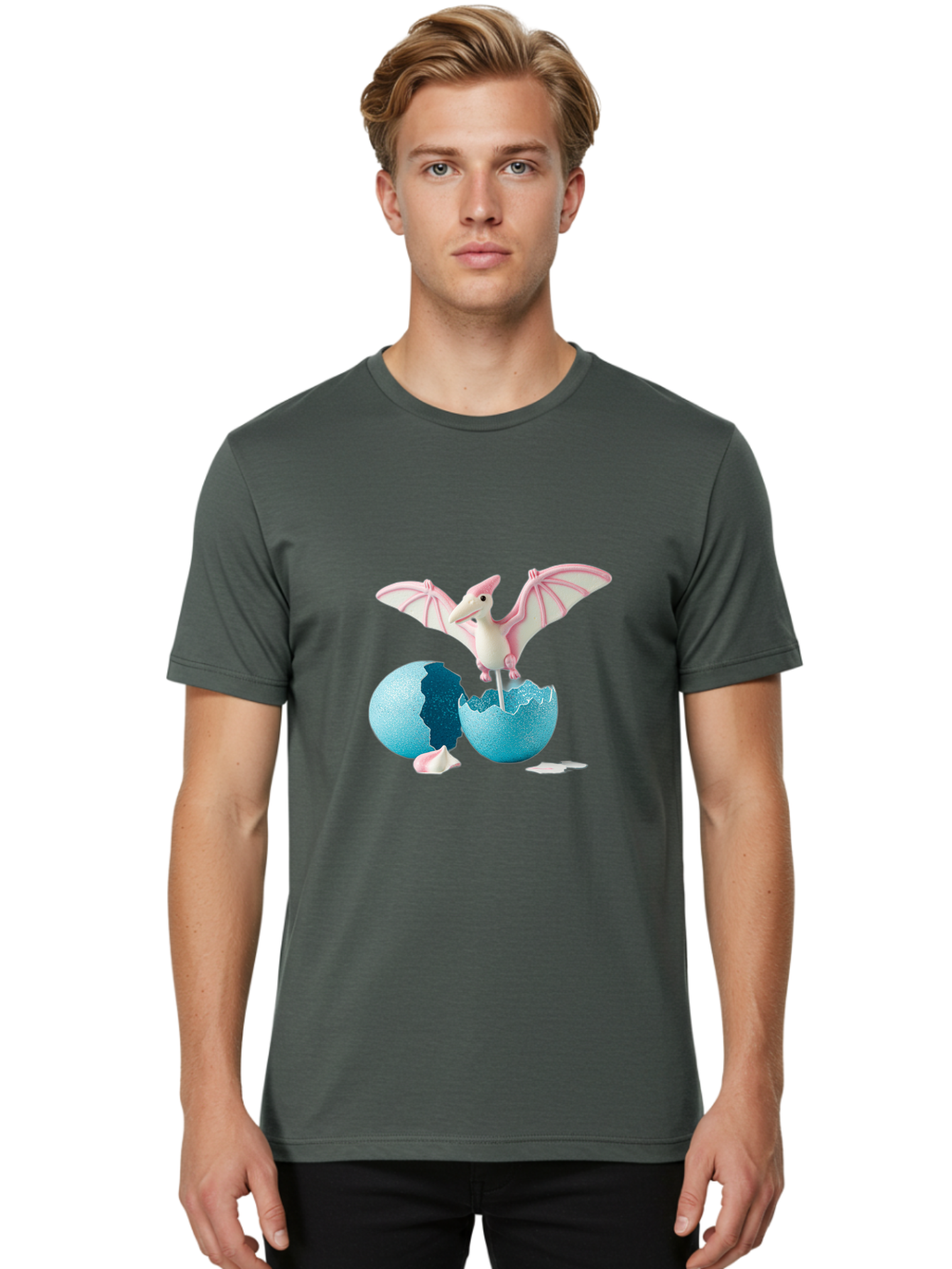 Pterodactyl-Hatching Men'S Graphic Tee, 100% Cotton, Comfortable Casual Summer Wear, Machine Washable, Vintage Camera, Old Camera, Antique Camera, Black Camera, Classic Photography, Photography Equipment, Nostalgic Device, Film Camera, Ban207