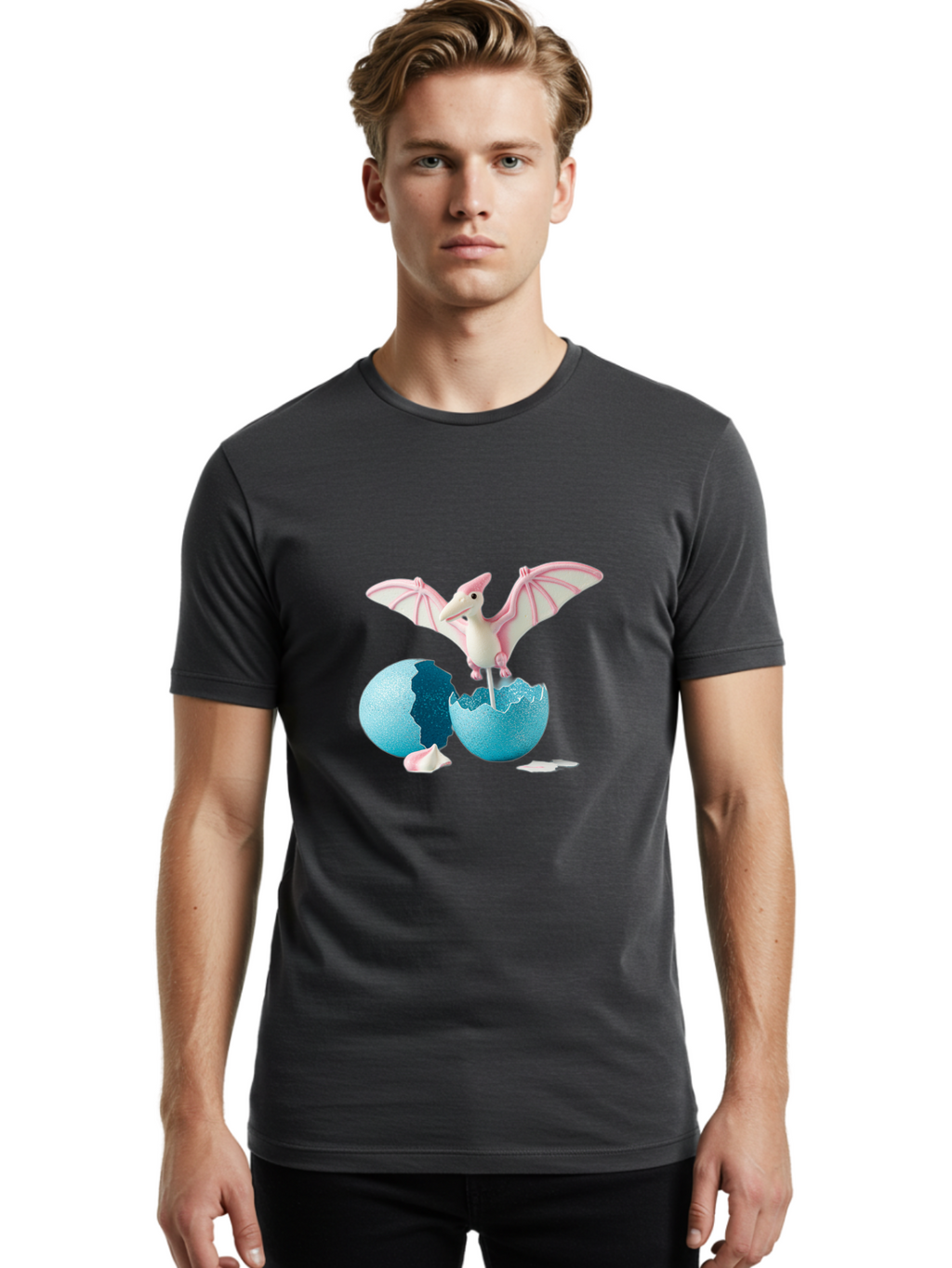 Pterodactyl-Hatching Men'S Graphic Tee, 100% Cotton, Comfortable Casual Summer Wear, Machine Washable, Vintage Camera, Old Camera, Antique Camera, Black Camera, Classic Photography, Photography Equipment, Nostalgic Device, Film Camera, Ban207
