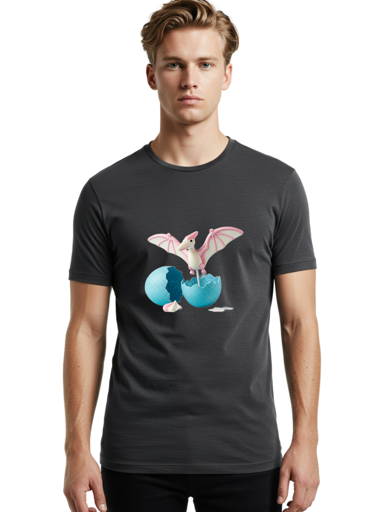 Pterodactyl-Hatching Men'S Graphic Tee, 100% Cotton, Comfortable Casual Summer Wear, Machine Washable, Vintage Camera, Old Camera, Antique Camera, Black Camera, Classic Photography, Photography Equipment, Nostalgic Device, Film Camera, Ban207