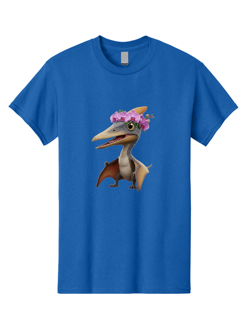 Pterodactyl-With-Flowers Men'S Graphic Tee, 100% Cotton, Comfortable Casual Summer Wear, Machine Washable, Vintage Camera, Old Camera, Antique Camera, Black Camera, Classic Photography, Photography Equipment, Nostalgic Device, Film Camera, Ban208