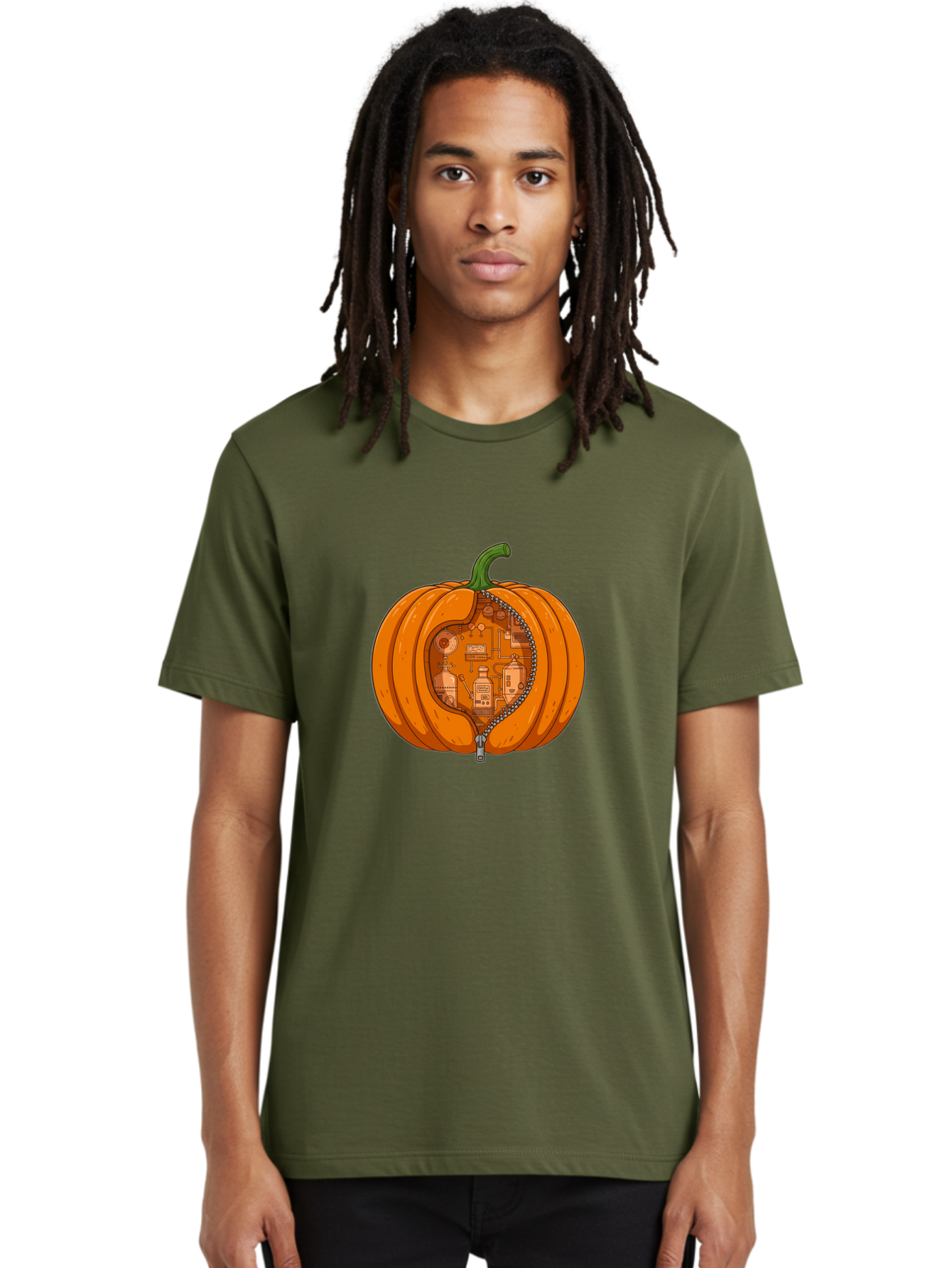 Pumpkin-With-Inner-Mechanisms Men'S Graphic Tee, 100% Cotton, Comfortable Casual Summer Wear, Machine Washable, Vintage Camera, Old Camera, Antique Camera, Black Camera, Classic Photography, Photography Equipment, Nostalgic Device, Ban209