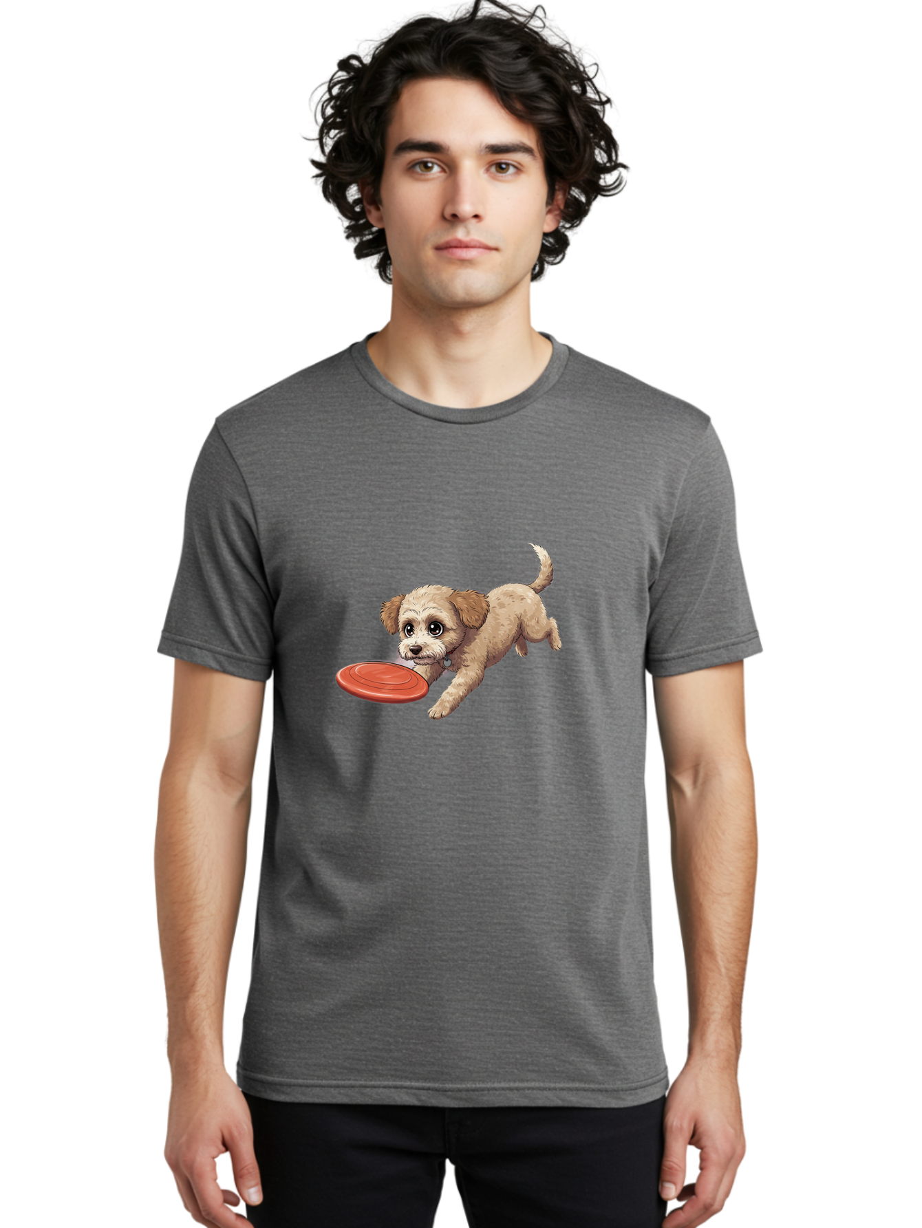 Puppy-With-Frisbee Men'S Graphic Tee, 100% Cotton, Comfortable Casual Summer Wear, Machine Washable, Vintage Camera, Old Camera, Antique Camera, Black Camera, Classic Photography, Photography Equipment, Nostalgic Device, Film Camera, Ban212