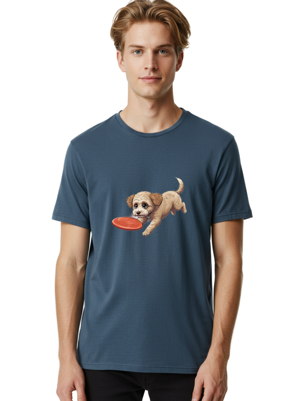 Puppy-With-Frisbee Men'S Graphic Tee, 100% Cotton, Comfortable Casual Summer Wear, Machine Washable, Vintage Camera, Old Camera, Antique Camera, Black Camera, Classic Photography, Photography Equipment, Nostalgic Device, Film Camera, Ban212