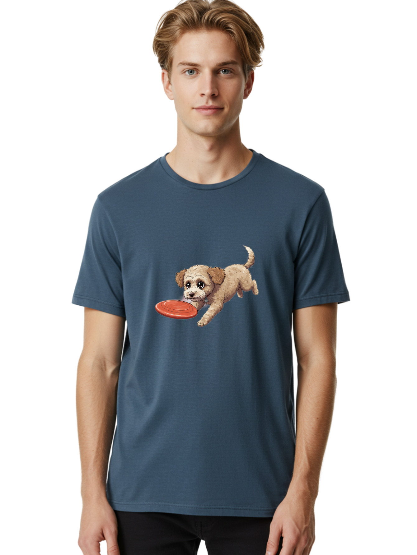 Puppy-With-Frisbee Men'S Graphic Tee, 100% Cotton, Comfortable Casual Summer Wear, Machine Washable, Vintage Camera, Old Camera, Antique Camera, Black Camera, Classic Photography, Photography Equipment, Nostalgic Device, Film Camera, Ban212