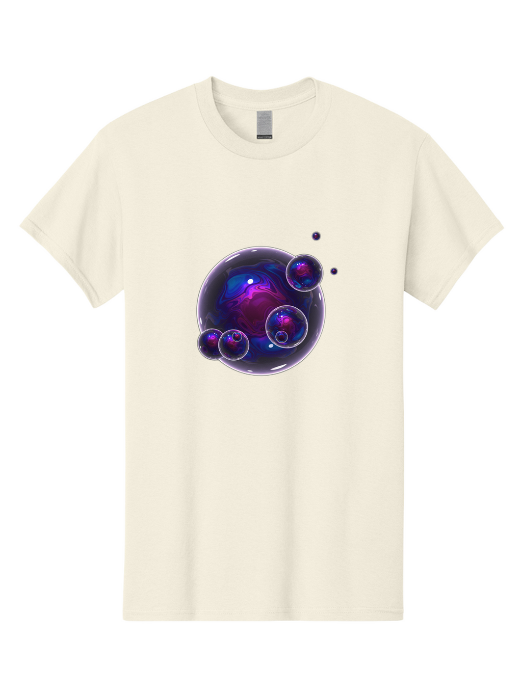 Purple-Bubbles-1 Men'S Graphic Tee, 100% Cotton, Comfortable Casual Summer Wear, Machine Washable, Vintage Camera, Old Camera, Antique Camera, Black Camera, Classic Photography, Photography Equipment, Nostalgic Device, Film Camera, Camera Art Ban213
